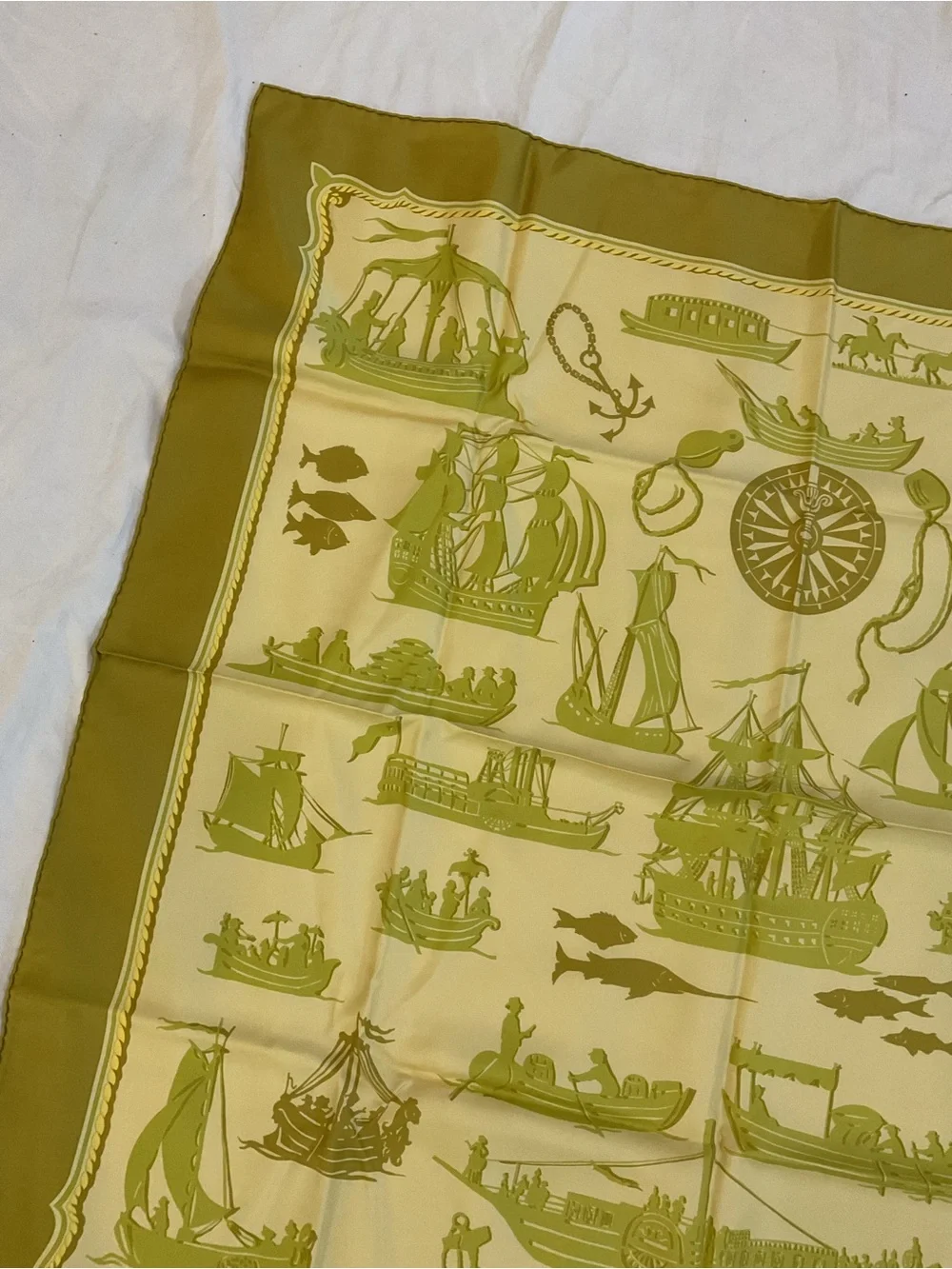 Hermes Theatre D’Ombres Silk Scarf
